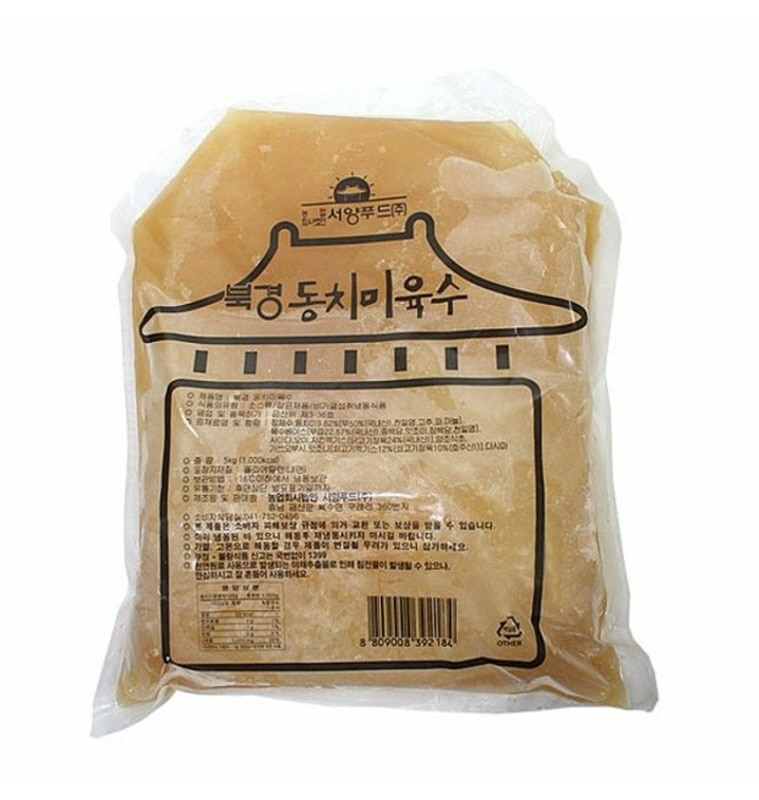 서양푸드 북경동치미냉육수 (5kg x 2개입/박스)